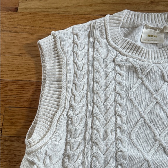 Anthropologie Maeve Cable Knit Vest - Picture 7 of 16